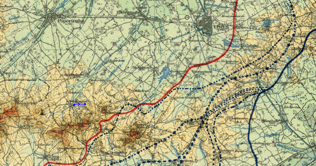 Westouter map