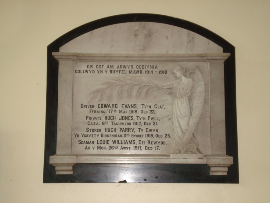 Llanbedrgoch war memorial