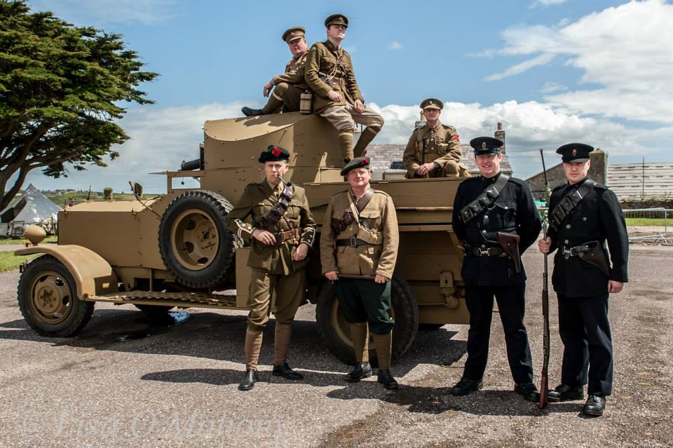 Irish re enactors